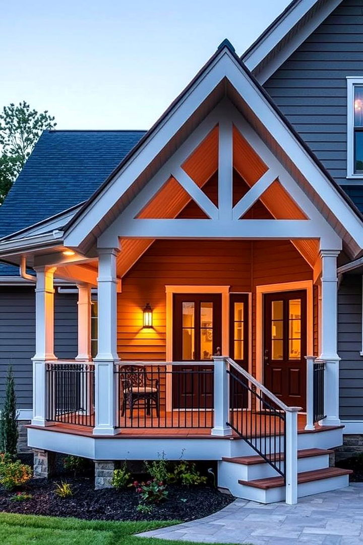 Architectural Statement Hub - 22 Metal Roof Porch Design Ideas