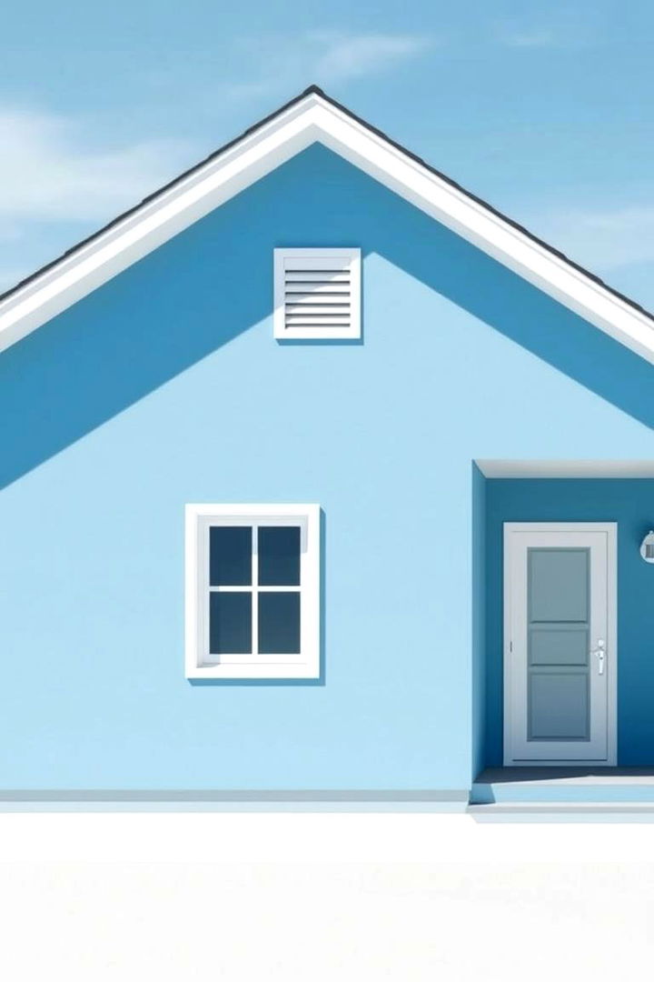 Arctic Blue Freshness - 22 Blue Exterior House Colors