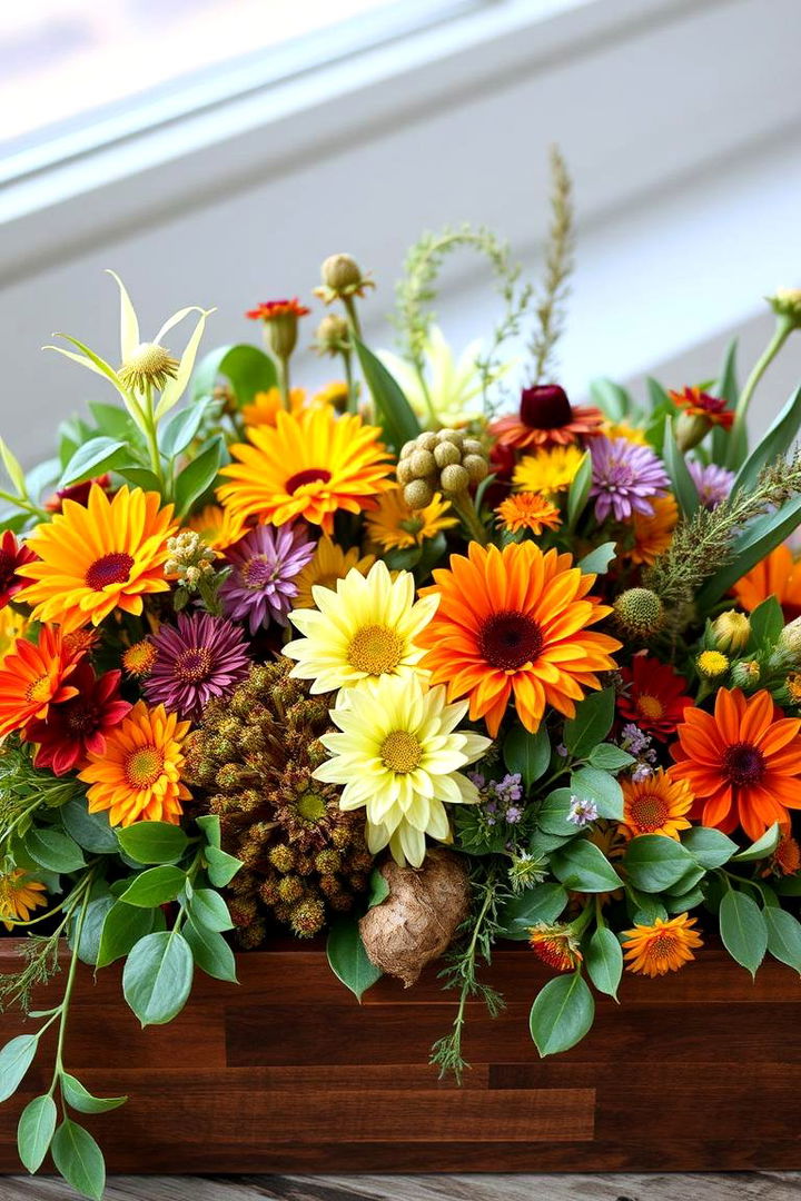 Aromatic Herb Infusion - 22 Fall Flower Box Ideas