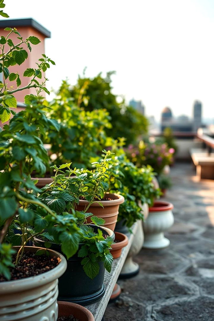 Aromatic Spice Garden - 22 Rooftop Garden Ideas