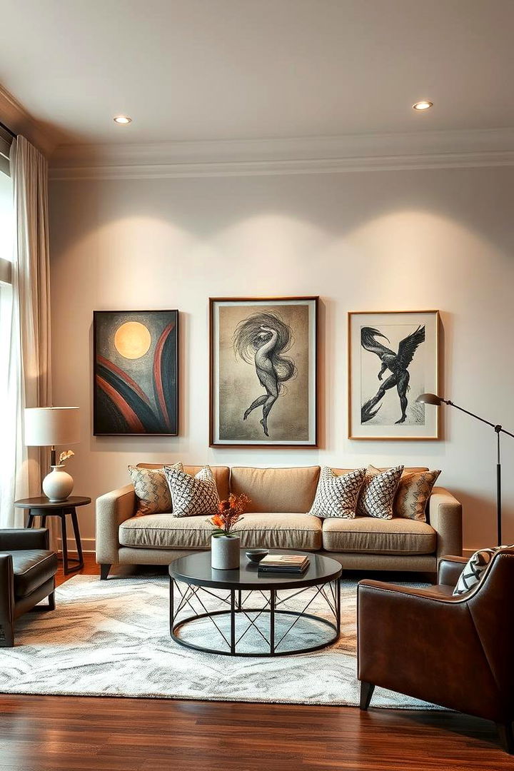 Art Centric Inspiration - 22 Living Room Layout Ideas