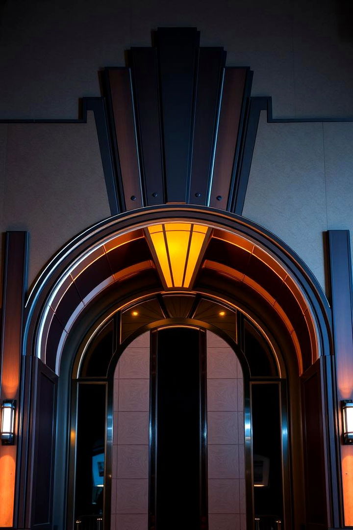 Art Deco Arch - 22 Wedding Arch Ideas