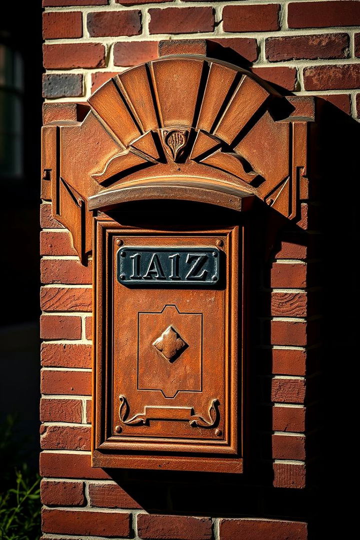 Art Deco Brick Mailbox Inspirations - 22 Brick Mailbox Ideas