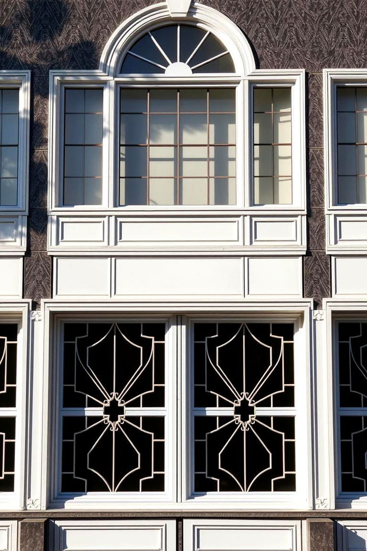 Art Deco Inspiration in Trim Designs - 22 Exterior Window Trim Ideas