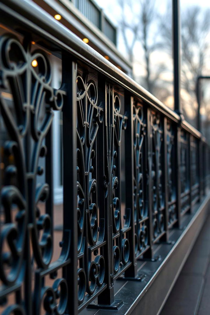 Art Deco Inspirations - 22 black deck railing ideas