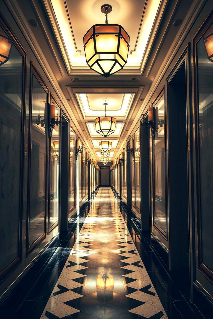 Art Deco Inspirations - 22 Hallway Lighting Ideas