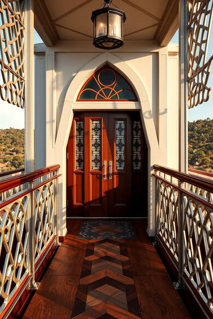 Art Deco Inspired Lattice - 22 Deck Lattice Ideas