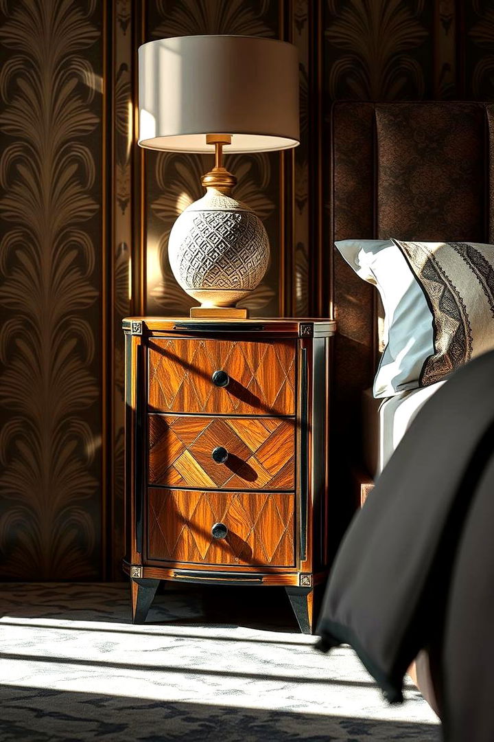 Art Deco Nightstand - 22 Nightstand Ideas