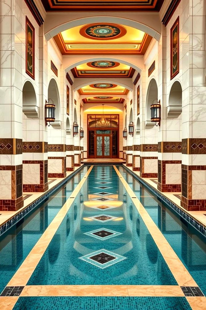 Art Deco Revival Walk - 22 Pool Walkway Ideas
