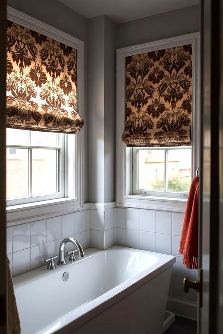 Art Deco Roller Shades - 22 Art Deco Bathroom Ideas