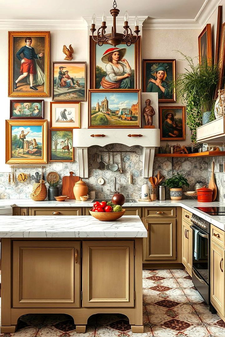 Art Infused Kitchen Spaces - 22 Italian Kitchen Design Ideas