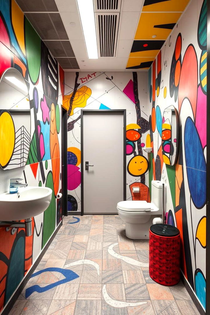 Art Inspired Bathrooms - 22 Office Bathroom Ideas