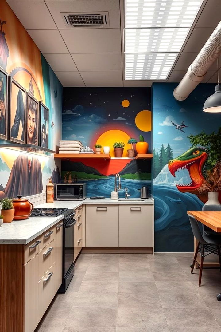Art Inspired Design - 22 Office Kitchen Ideas