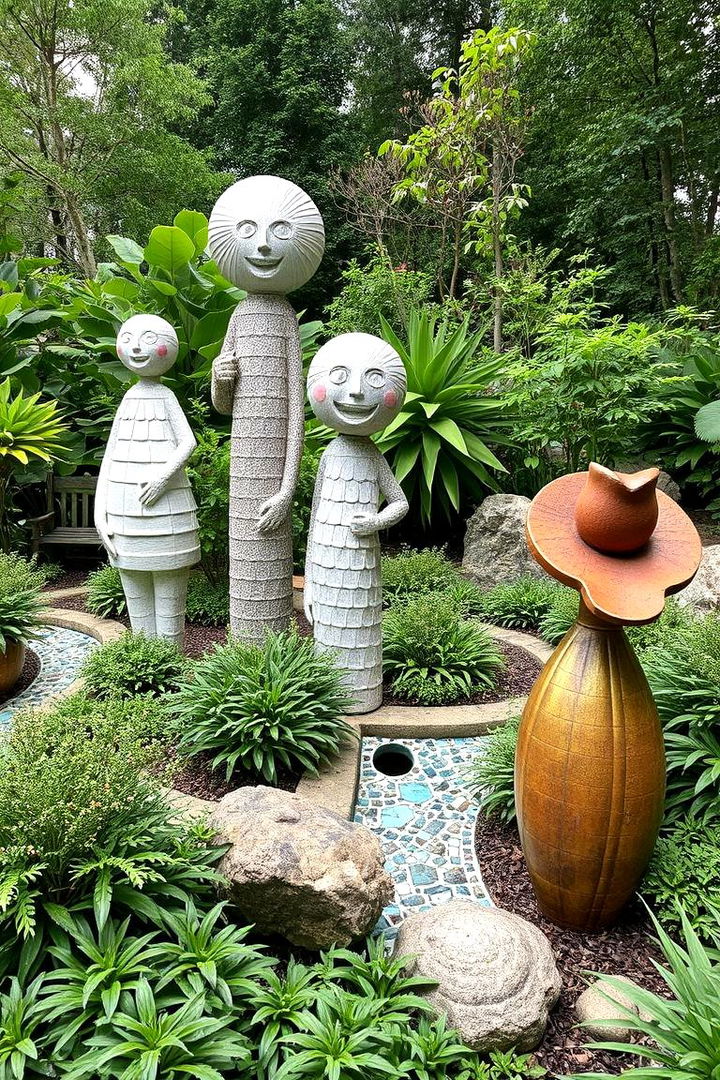 Art Inspired Garden Features - 22 Landscaping Ideas