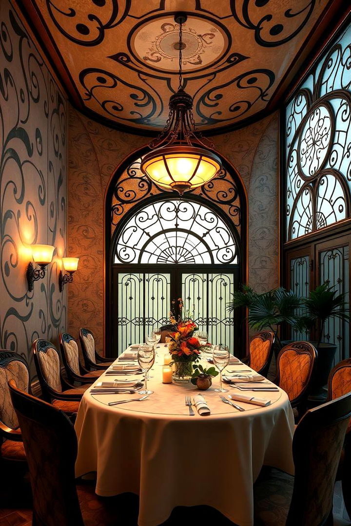 Art Nouveau Inspirations - 22 Parisian Dining Room Ideas