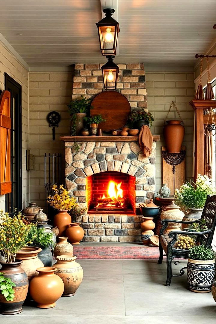 Artful Accessorizing - 22 Screened-in Porch With Fireplace Ideas