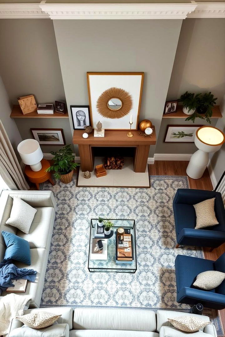 Artful Arrangement Tips - 22 Dulux Egyptian Cotton Living Room Ideas