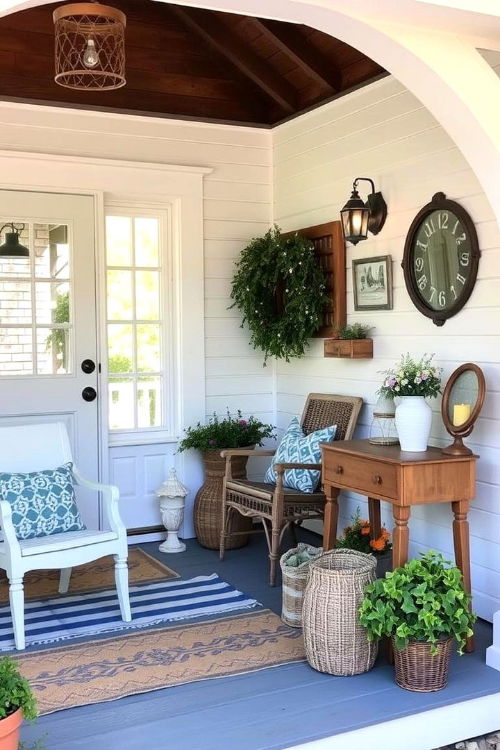 Artful Arrangement of Porch Decor - 22 Small Cape Cod Front Porch Ideas