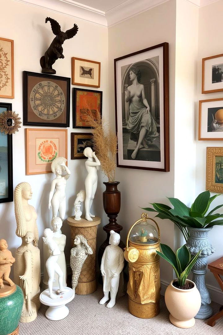 Artful Decor Pieces - 22 Small Living Room Ideas