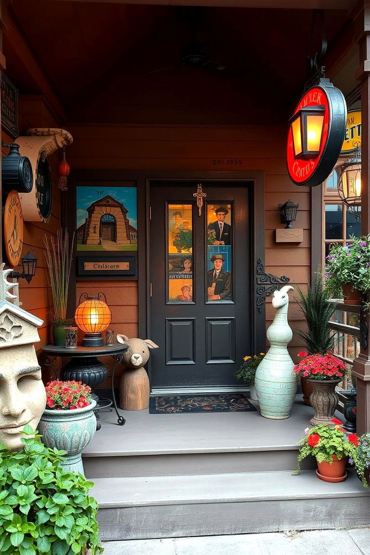 Artful Decorative Touches - 22 Barndominium Front Porch Ideas