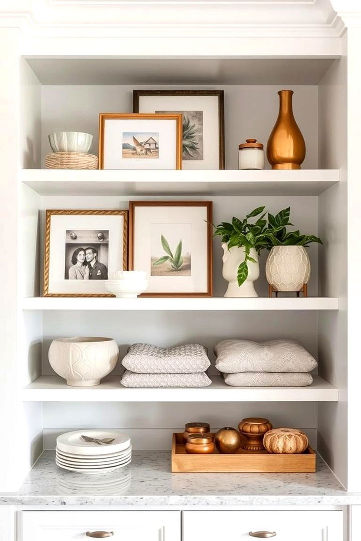 Artful Display Areas with Cashmere Inspiration - 22 Cashmere Kitchen Ideas