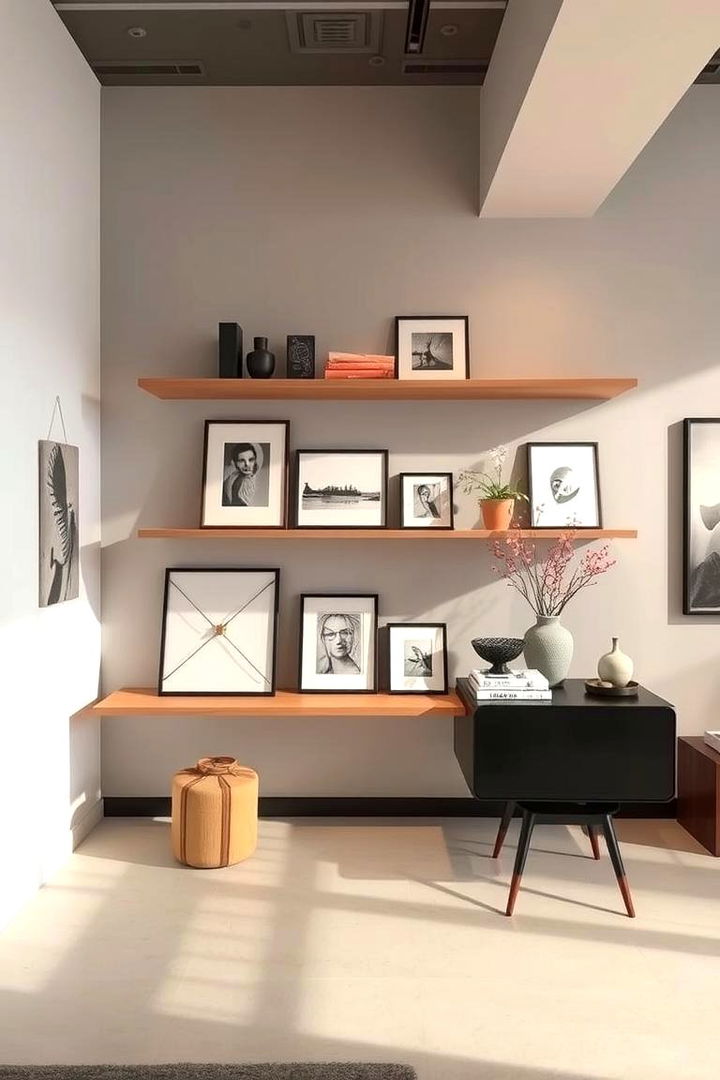 Artful Display Areas - 22 Townhouse Interior Design Ideas