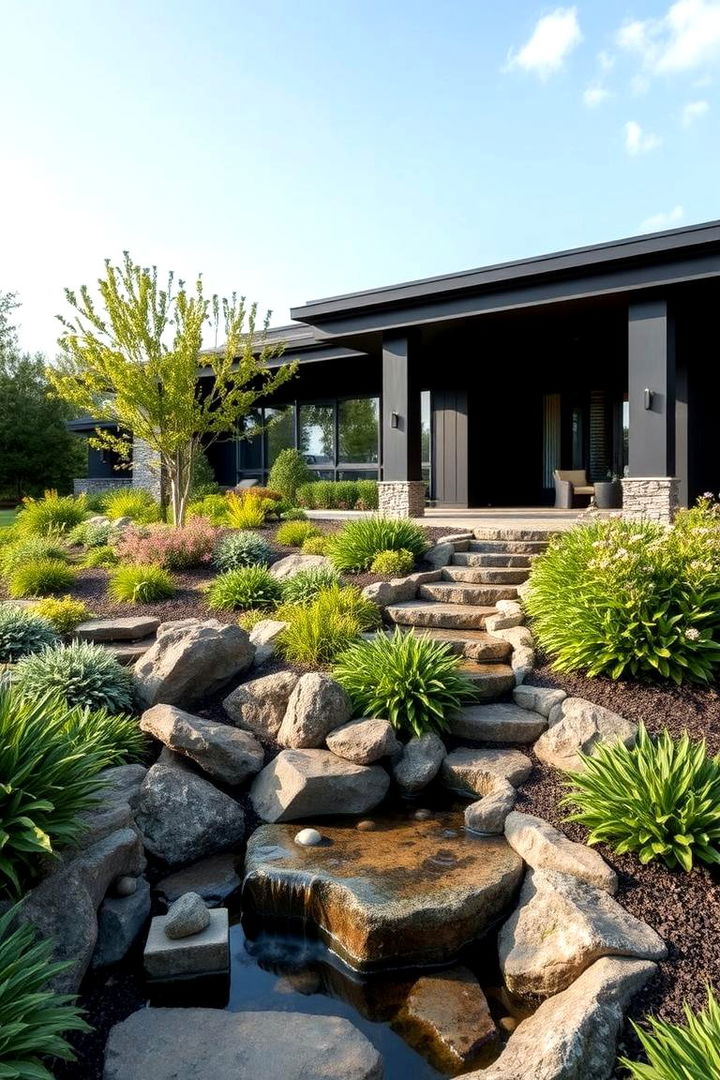 Artful Landscape Integration - 22 Modern Black Houses