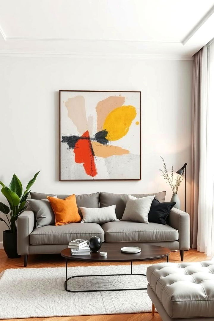 Artful Minimalist Accents - 22 Minimalist Apartment Ideas