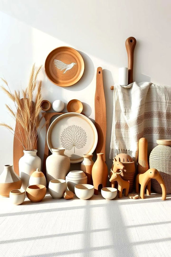 Artful Scandinavian Craft Display - 22 Scandinavian Entryway Ideas