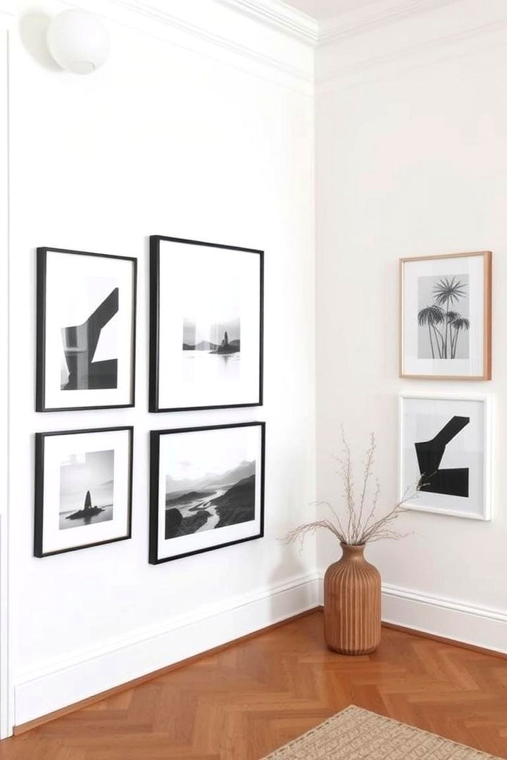 Artful Wall Decor - 22 Scandinavian Bedroom Ideas