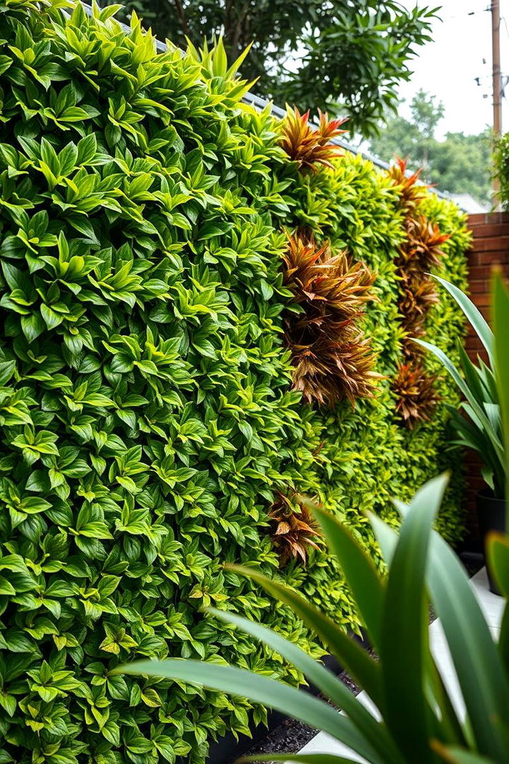 Artificial Green Walls for Low Maintenance Appeal - 22 Backyard Privacy Ideas