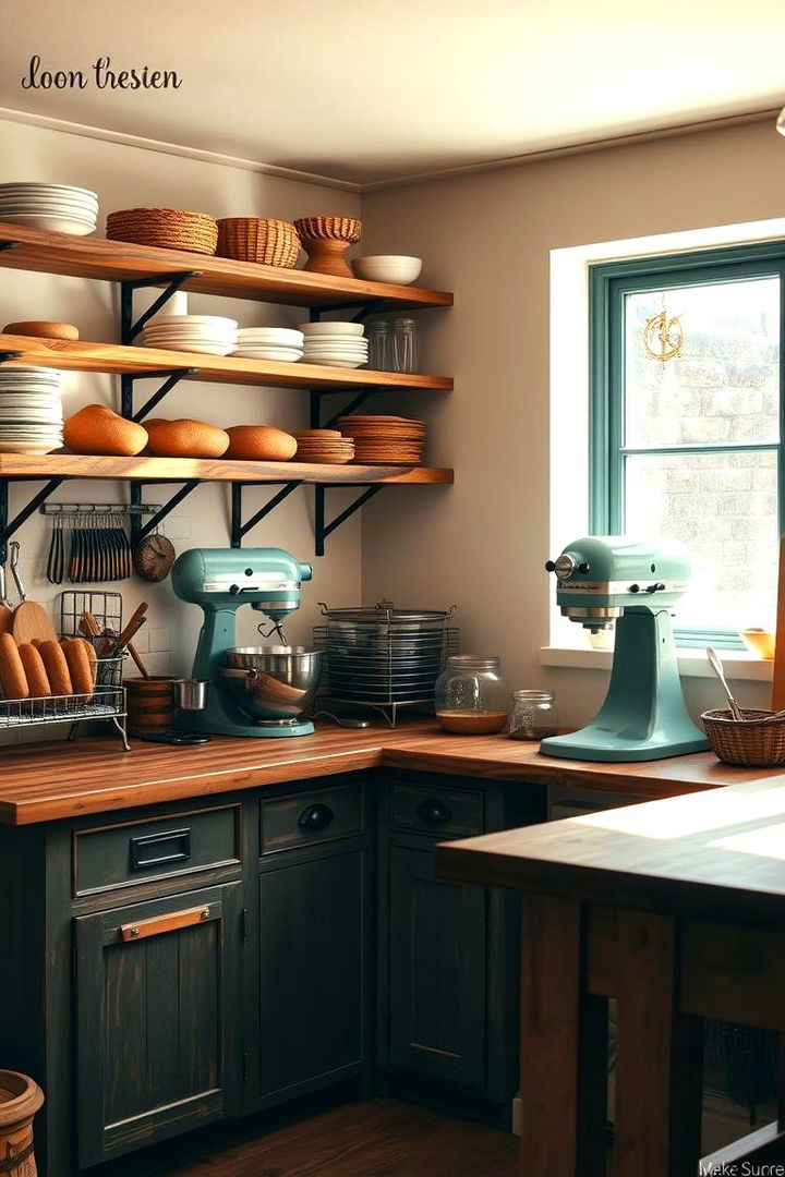 Artisan Bread Making Corner - 22 Cottage Kitchen Ideas