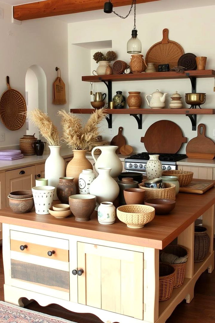 Artisan Craft Accents - 22 Kitchen Island Centerpiece Ideas