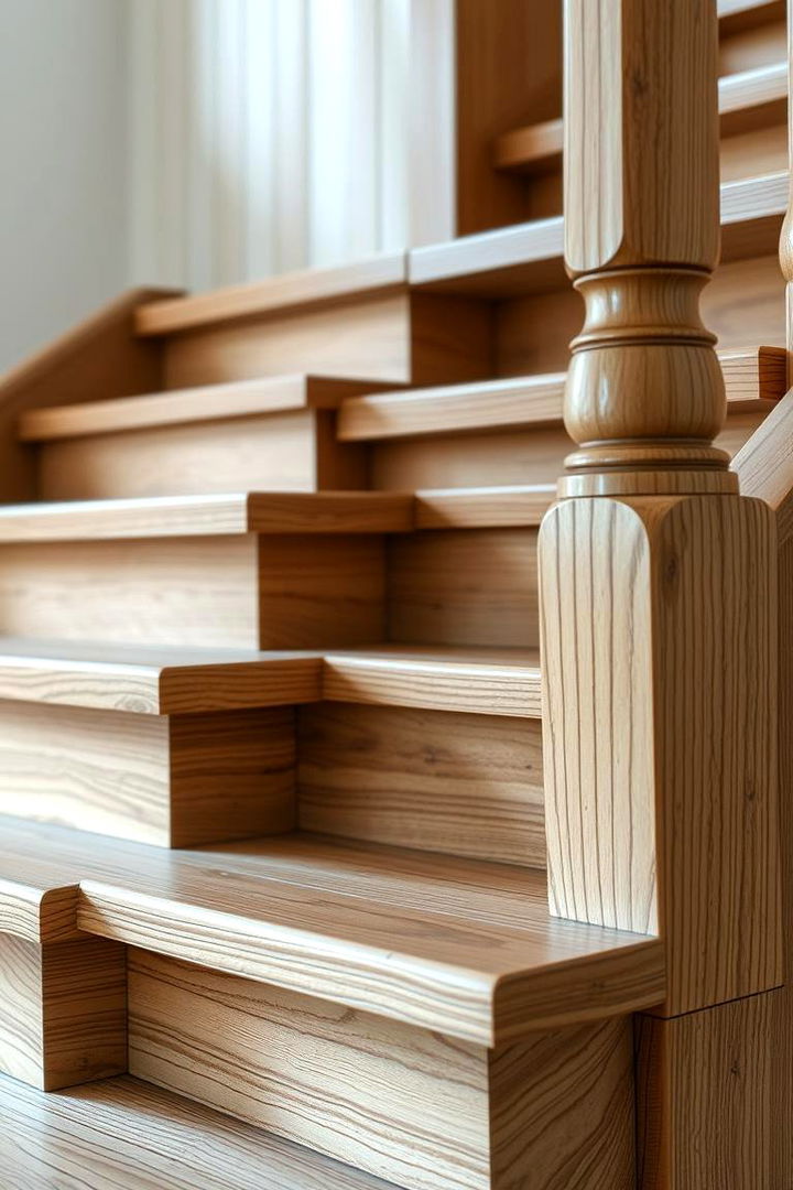 Artisan Handcrafted Details - 22 White Oak Staircase Ideas