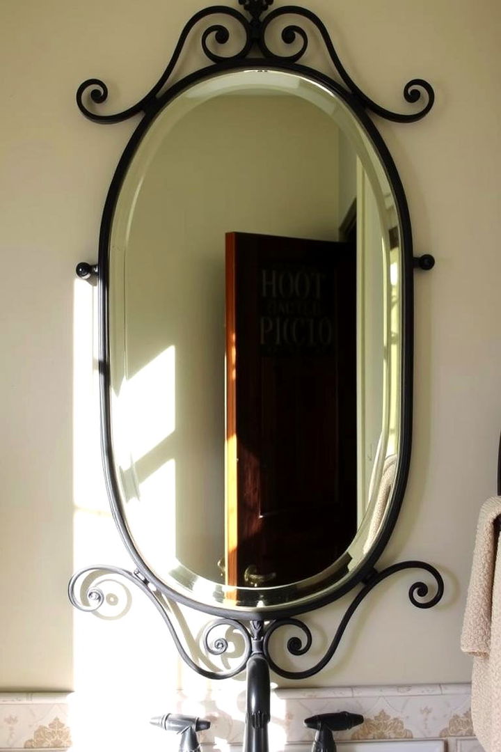 Artisan Mirrors - 22 Boho Bathroom Ideas