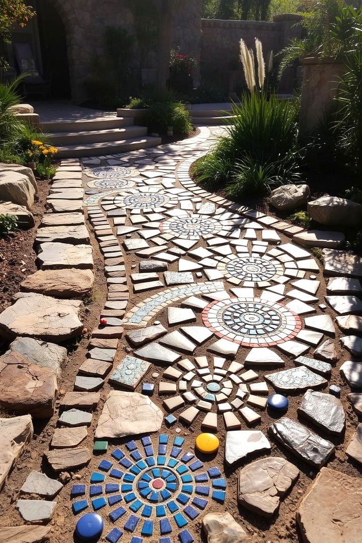 Artisan Mosaic Paths - 22 Italian Garden Design Ideas