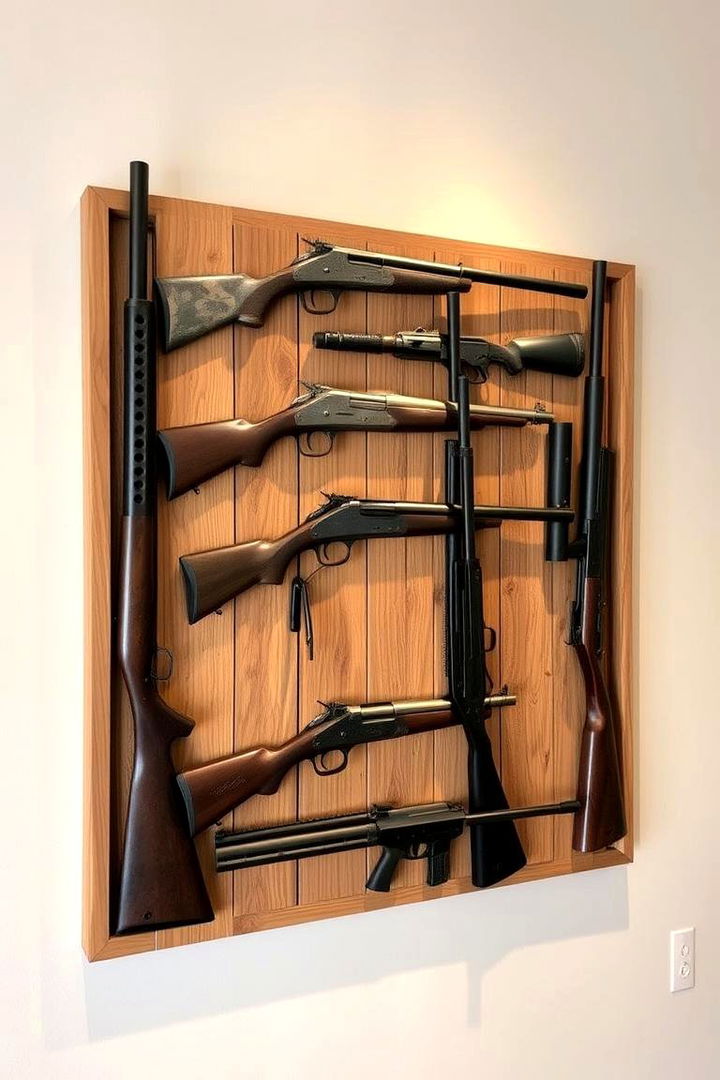 Artisan Repurposed Gun Wall - 22 Gun Wall Ideas