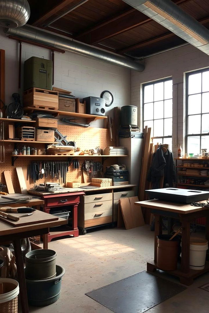 Artisan Workshop and Crafting Space - 22 Luxury Man Cave Ideas