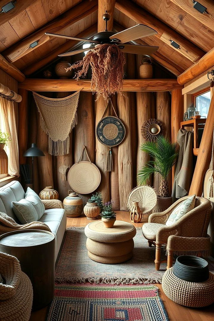 Artisanal Craft Touches - 22 One Room Cabin Interior Design Ideas