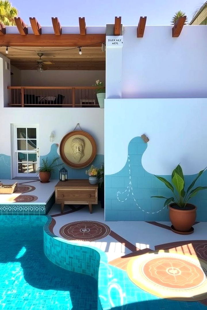 Artisanal Customized Deck - 22 Pool Deck Ideas