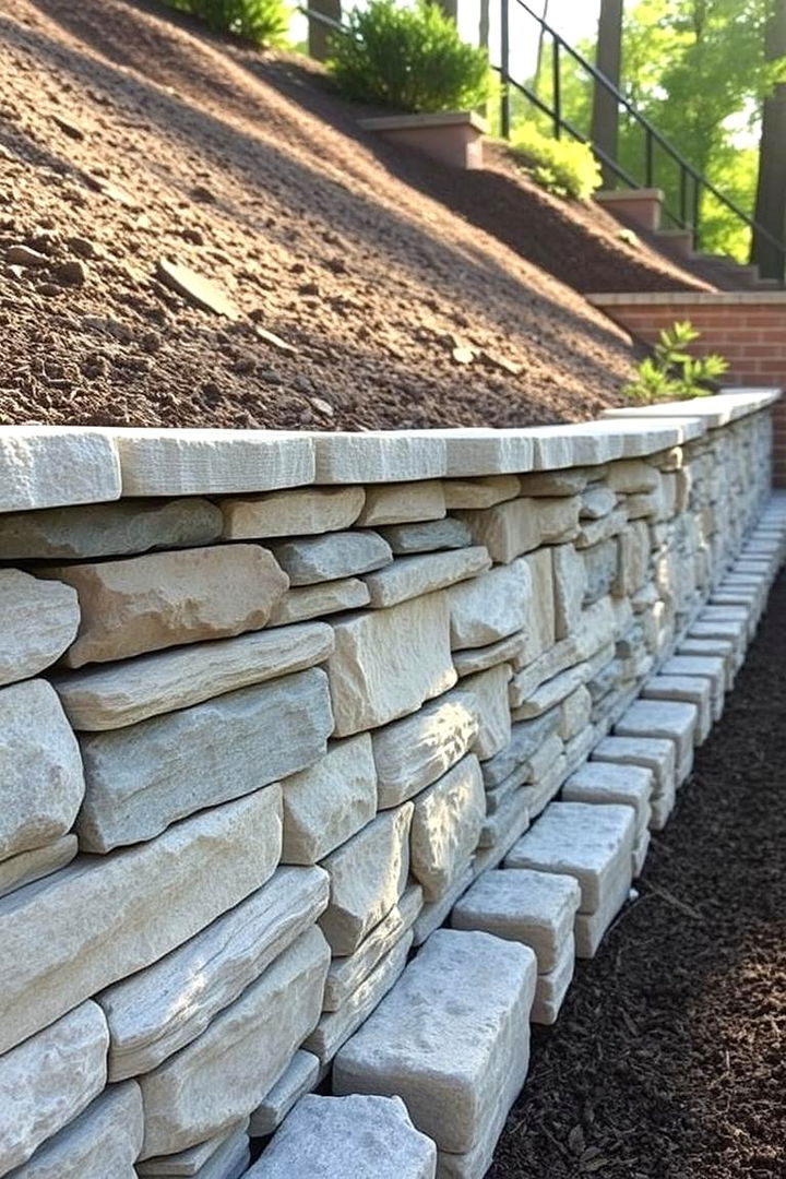 Artisanal Handcrafted Detailing - 22 Retaining Wall Ideas for Sloped Backyard