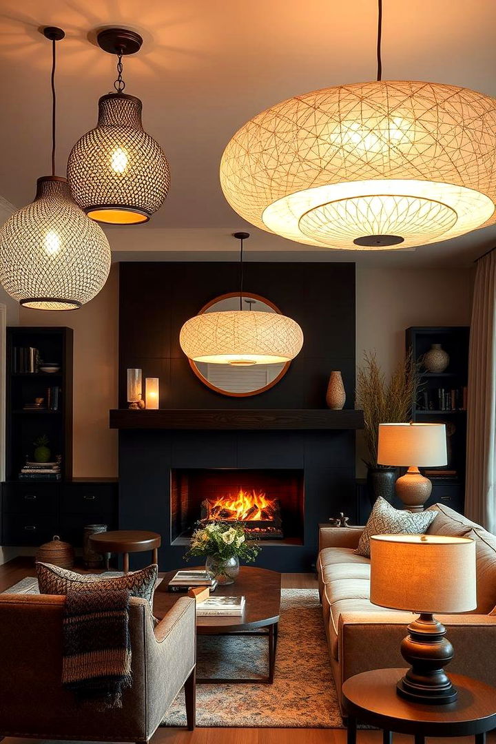 Artisanal Handcrafted Fixtures - 22 Living Room Lighting Ideas