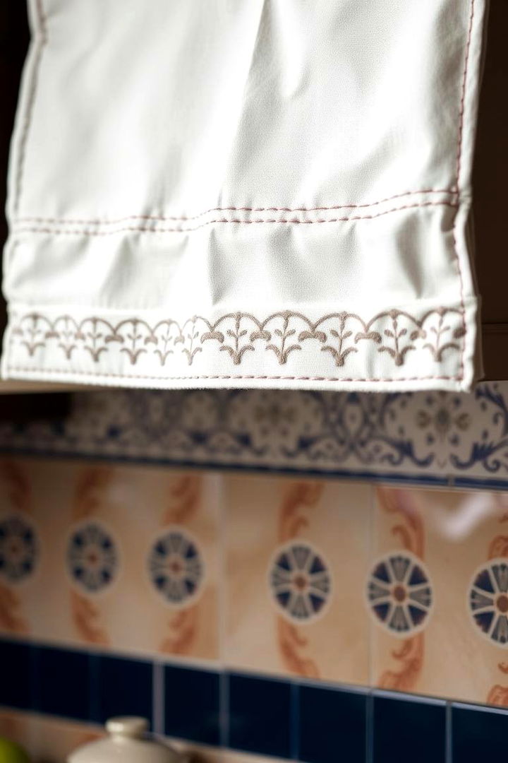 Artisanal Handcrafted Valance Finishes - 22 Kitchen Valance Ideas