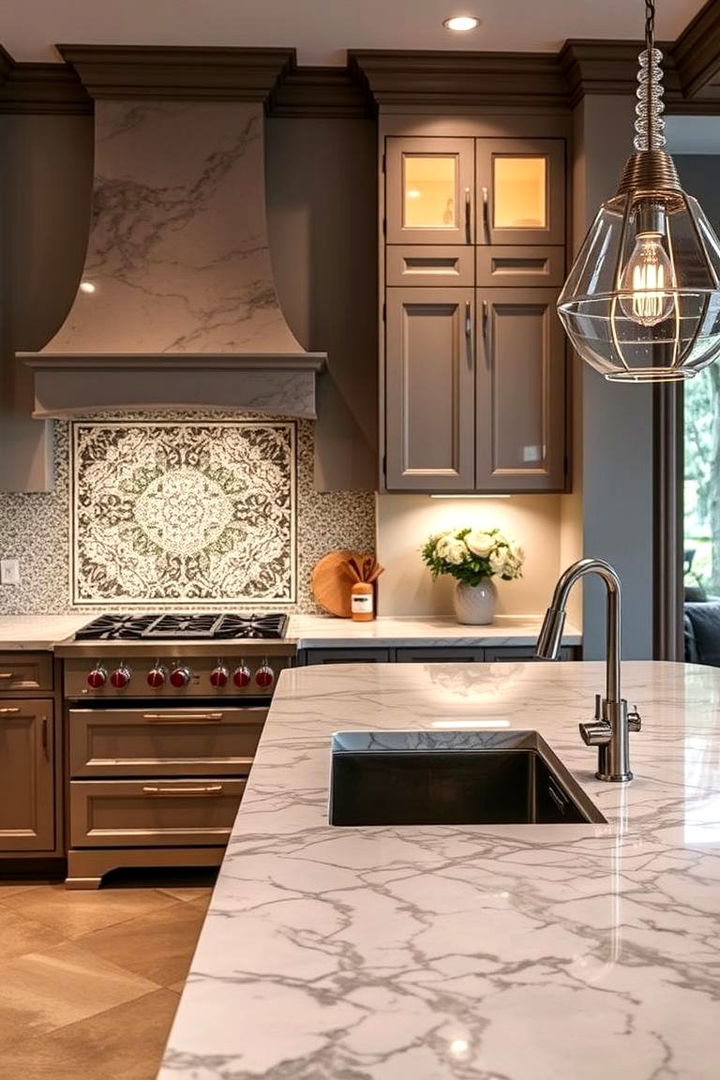 Artisanal Marble Finishes - 22 Italian Kitchen Design Ideas