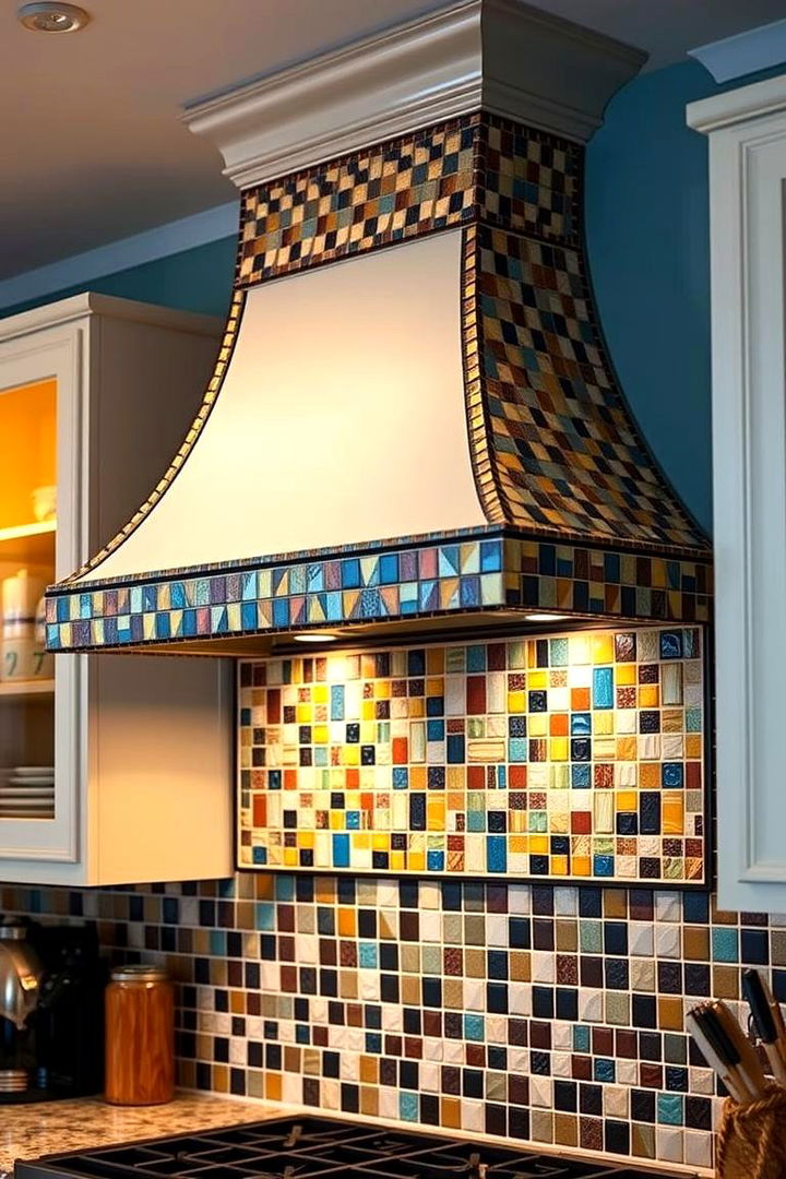 Artisanal Mosaic Range Hood - 22 Range Hood Ideas