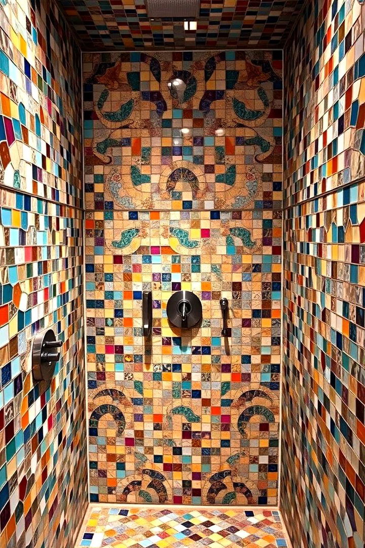 Artisanal Mosaic - 22 Luxury Shower Ideas