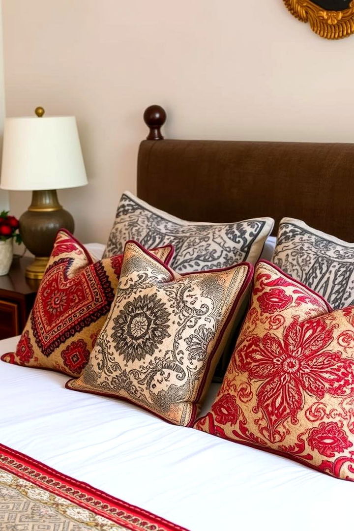 Artisanal Throw Pillows - 22 Cozy Bedroom Ideas