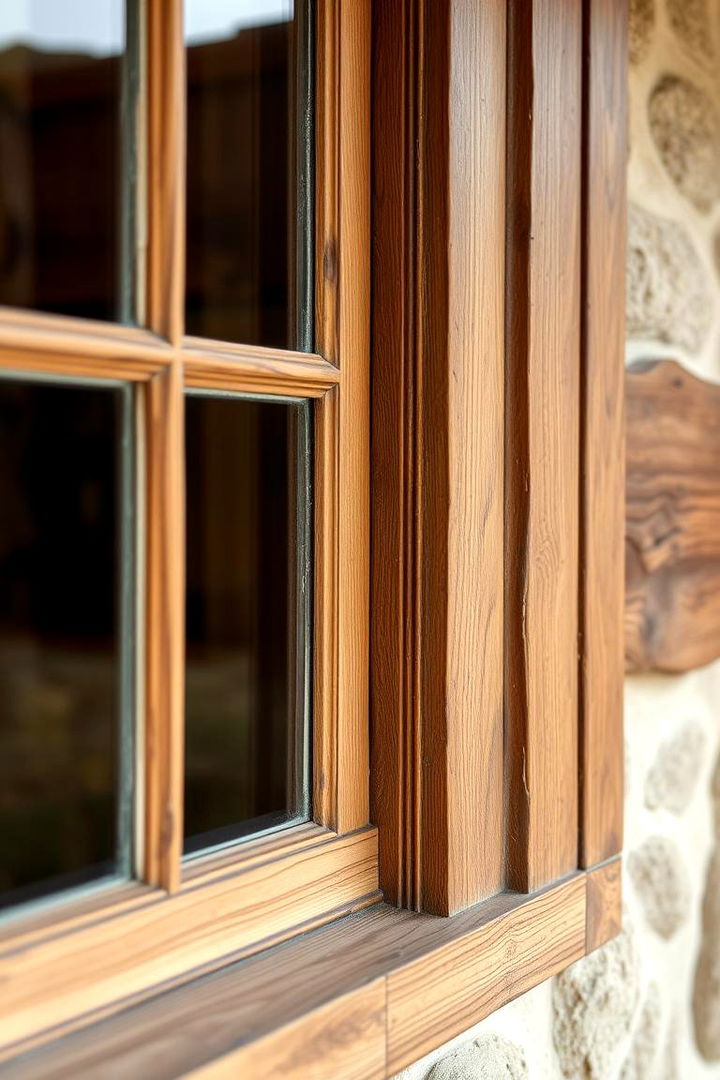 Artisanal Wood Work - 22 Farmhouse Interior Window Trim Ideas