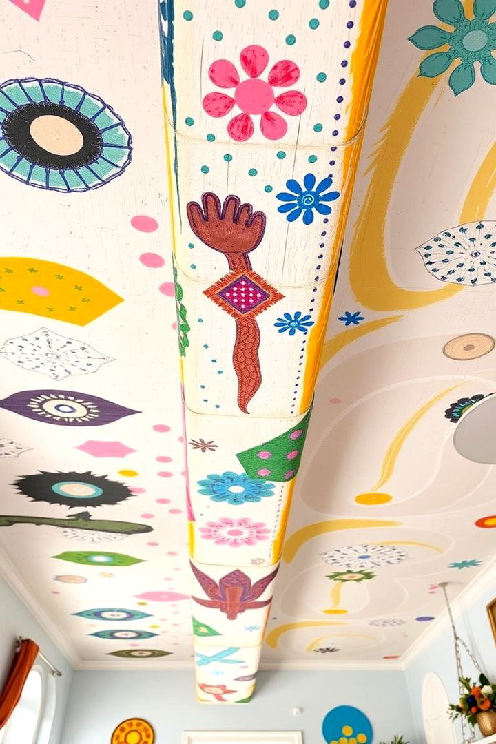Artistic Accent Blends - 22 Decorative Ceiling Beam Ideas