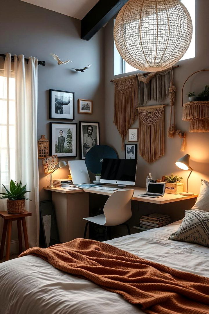 Artistic Accents - 22 Bedroom Office Ideas